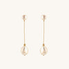 Amelia Pearl Drop Stud Earrings