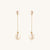 Amelia Pearl Drop Stud Earrings