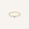 Gemstone Stacking Ring - White