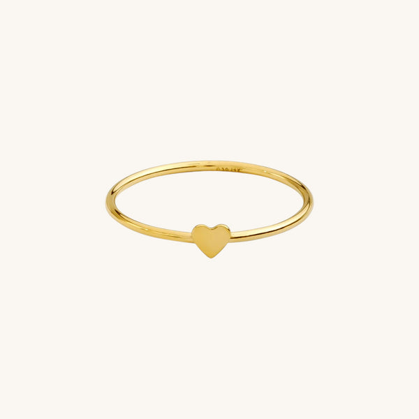 Dainty Heart Stacking Ring