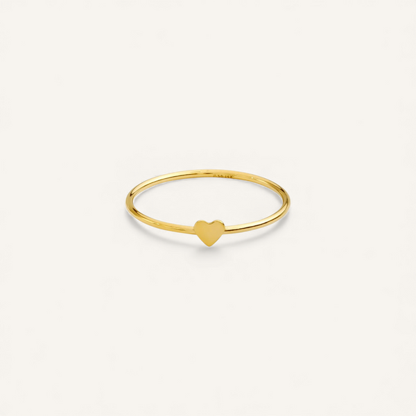 Dainty Heart Stacking Ring