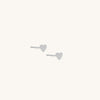 Dainty Heart Stud Earrings