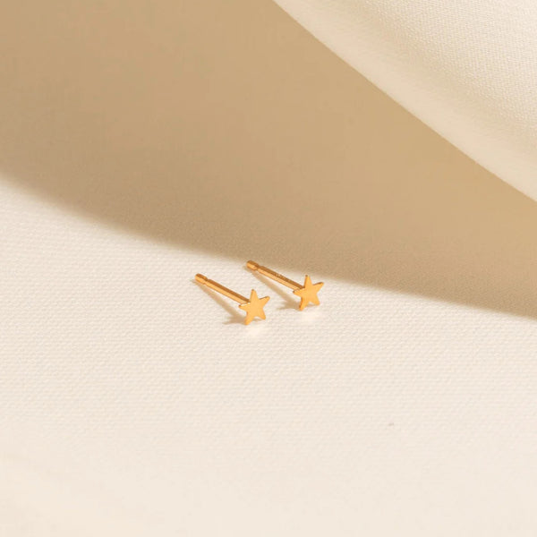 Dainty Star Stud Earrings