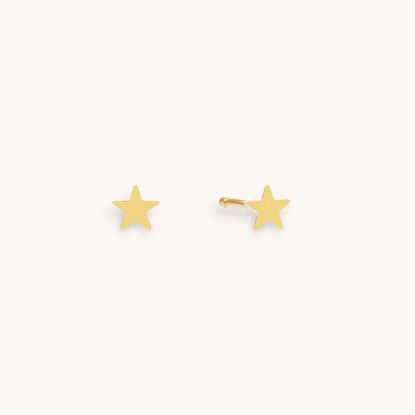 Dainty Star Stud Earrings