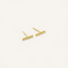 Gem Bar Stud Earrings