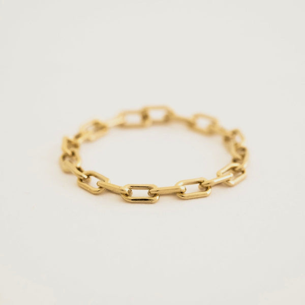Paperclip Chain Stacking Ring