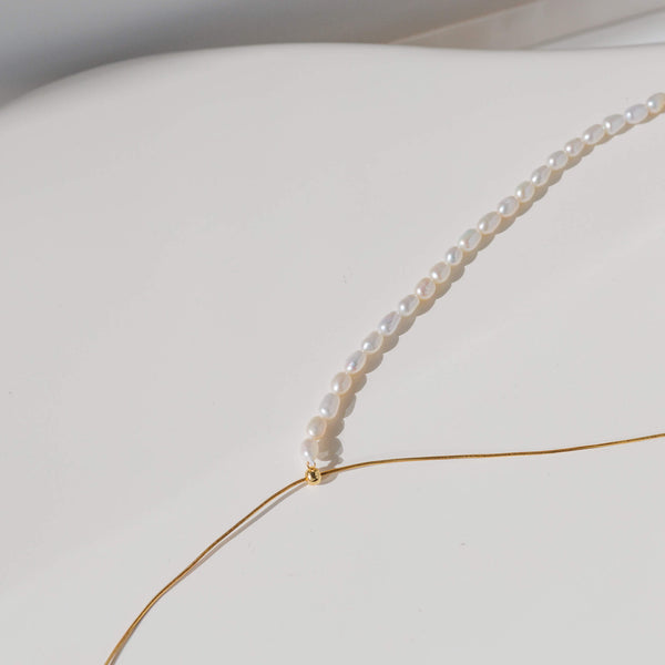 Lena Pearl Snake Choker Necklace
