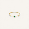 Gemstone Stacking Ring - Green