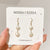 Athena Dangly Pearl Hook Earrings