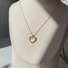 Mother of Pearl Heart Necklace