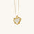 Mother of Pearl Heart Necklace