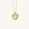 Mother of Pearl Heart Necklace