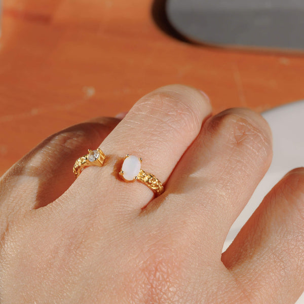 Opal Gem Ring