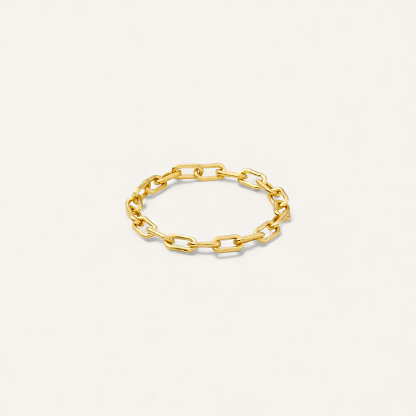 Paperclip Chain Stacking Ring