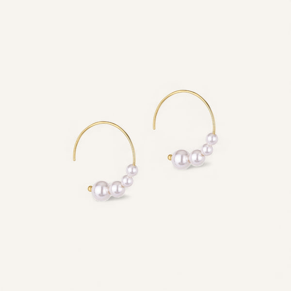 Pearl Hook Earrings