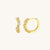 Renee Gem Cluster Huggie Earrings
