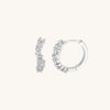 Renee Gem Cluster Huggie Earrings
