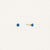Gem Stud Earrings (Ocean Blue)