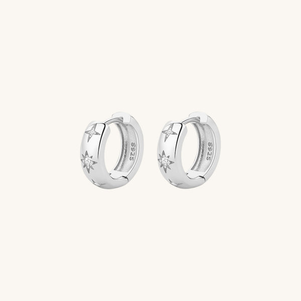 Stella Celeste Huggie Earrings