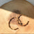 Bamboo Hoop Earrings