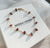Red Garnet Chip Bracelet
