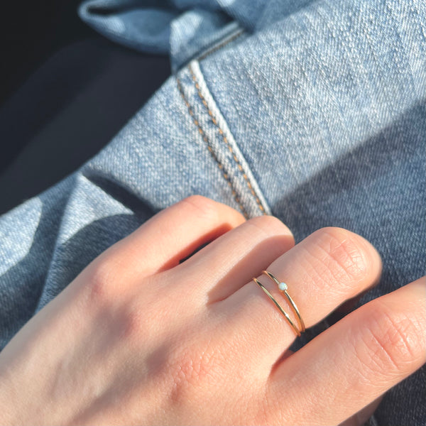 Opal Stacking Ring