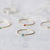 Gemstone Stacking Ring - Ocean Blue