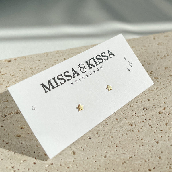 Dainty Star Stud Earrings