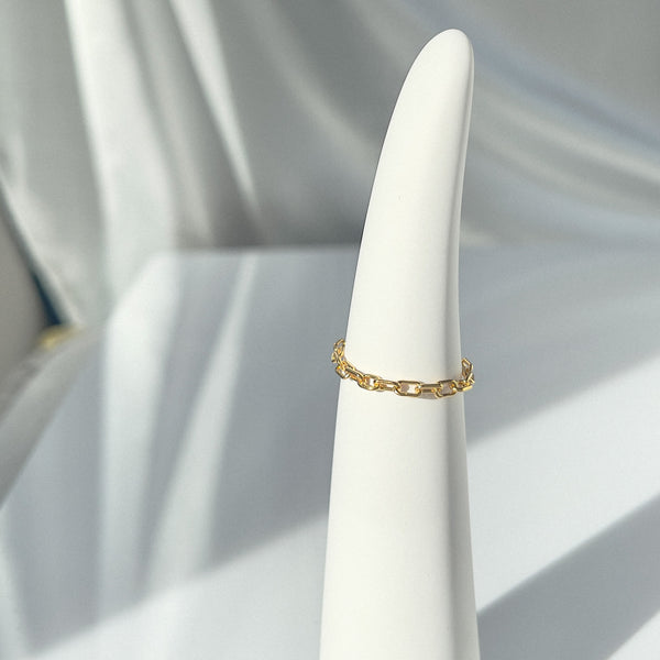 Paperclip Chain Stacking Ring