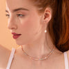 Alina Dangly Pearl Stud Earrings