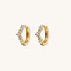 Astrid Gem Mini Huggie Earrings