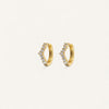 Astrid Gem Mini Huggie Earrings