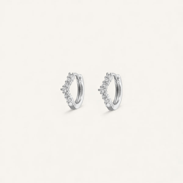 Astrid Gem Mini Huggie Earrings