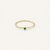 Gemstone Stacking Ring - Green