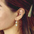Athena Dangly Pearl Hook Earrings