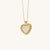 Mother of Pearl Heart Necklace