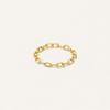 Paperclip Chain Stacking Ring