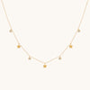 Star Gem Droplet Choker Necklace