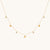 Star Gem Droplet Choker Necklace