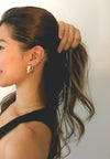 Tay Hammered Hoops