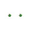 Gem Stud Earrings (Green)