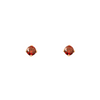 Gem Stud Earrings (Red)