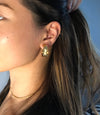 Tay Hammered Hoops